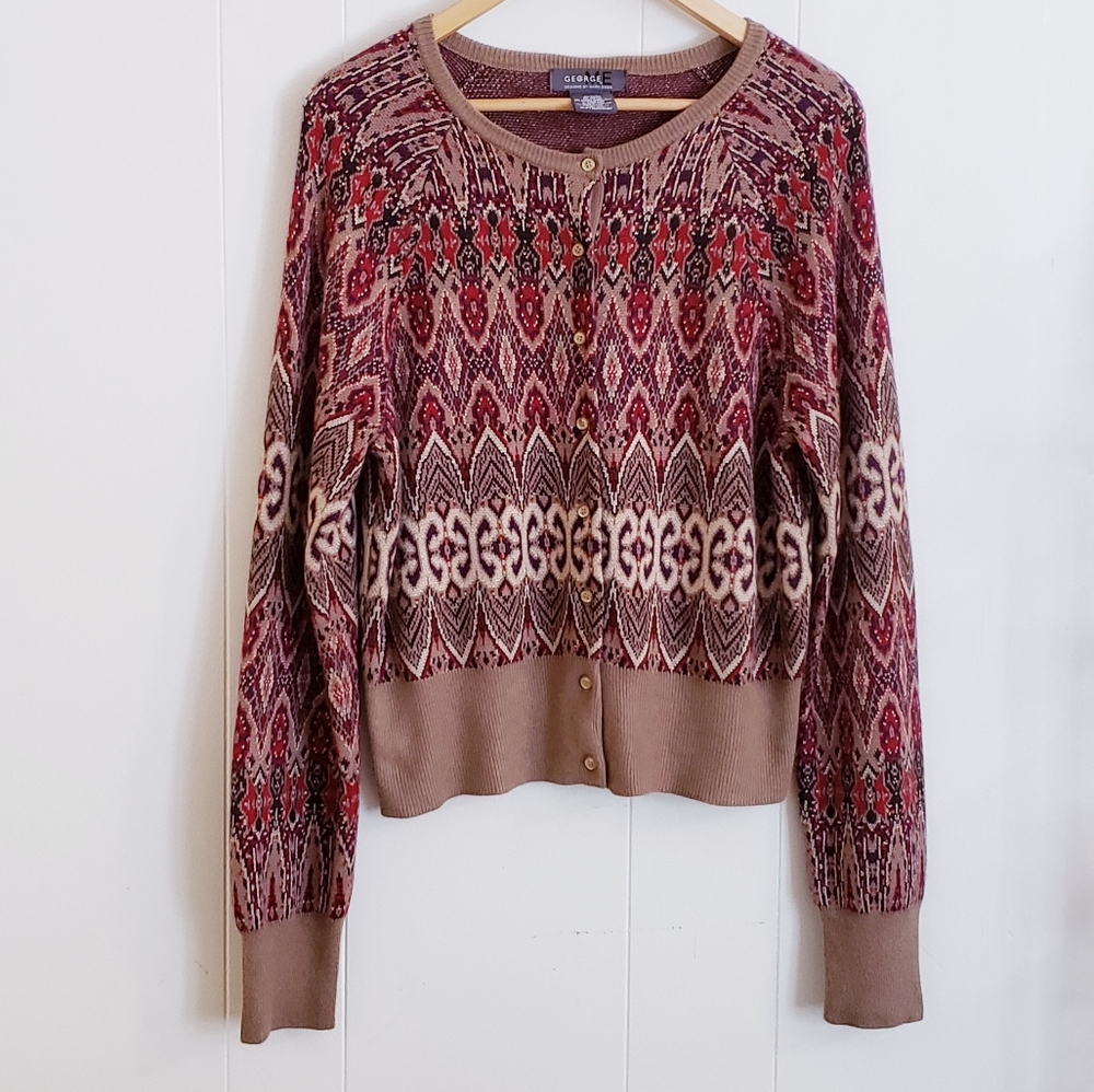 George by Mark Eisen Sweater Women Large (12-14) T